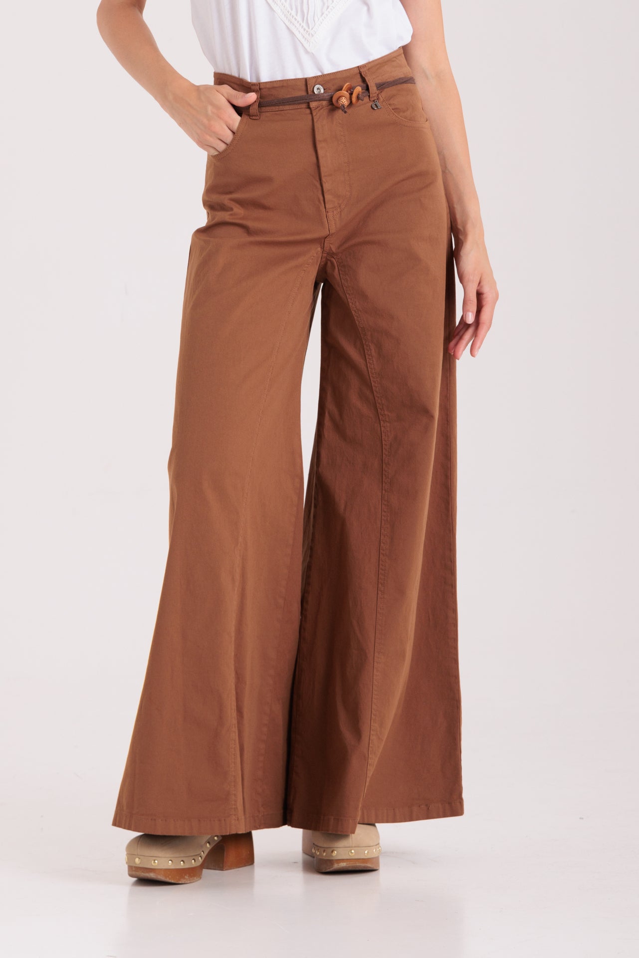 DIXIE - Pantaloni Tabacco