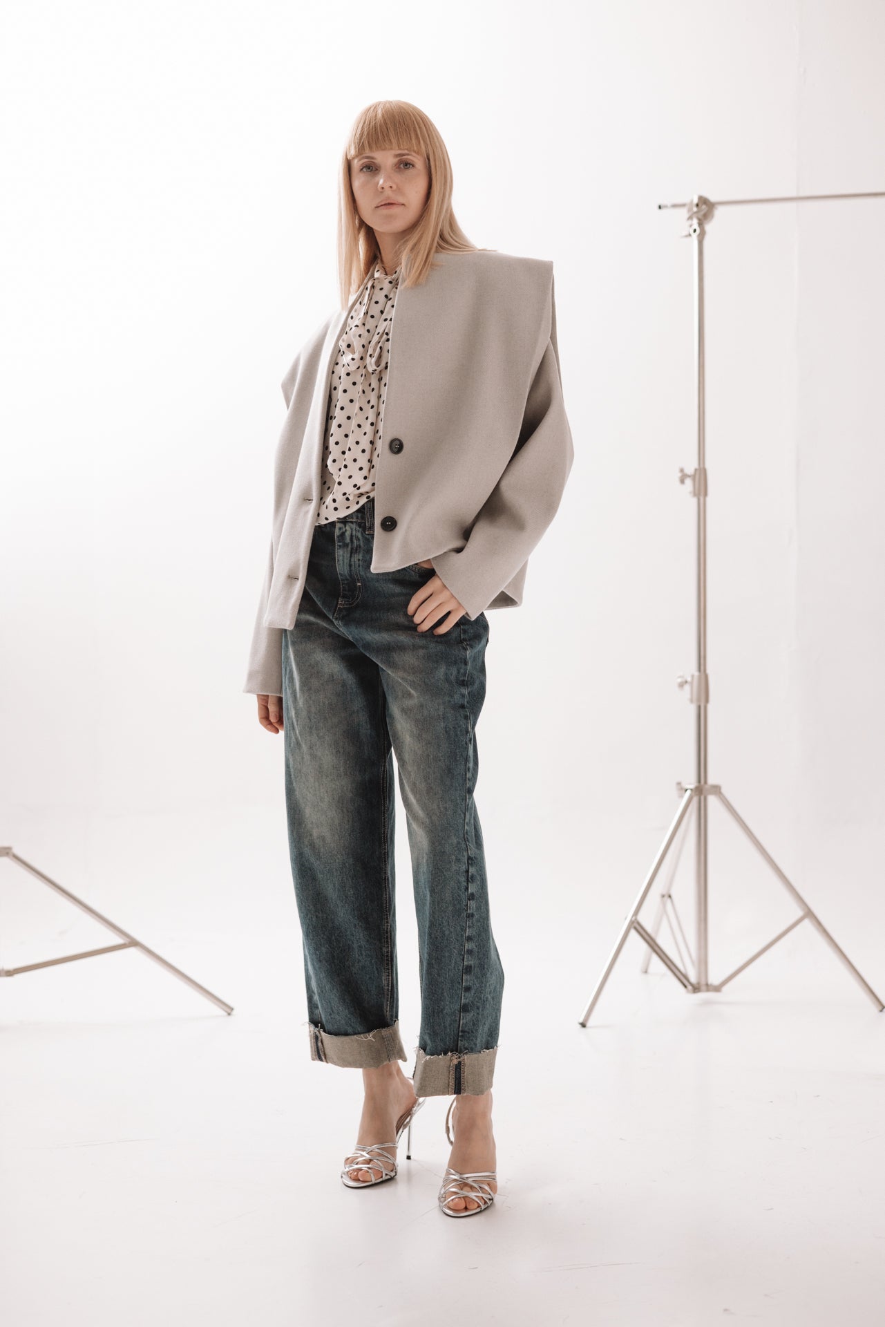 DIXIE - Giacca con Spalle Strutturate