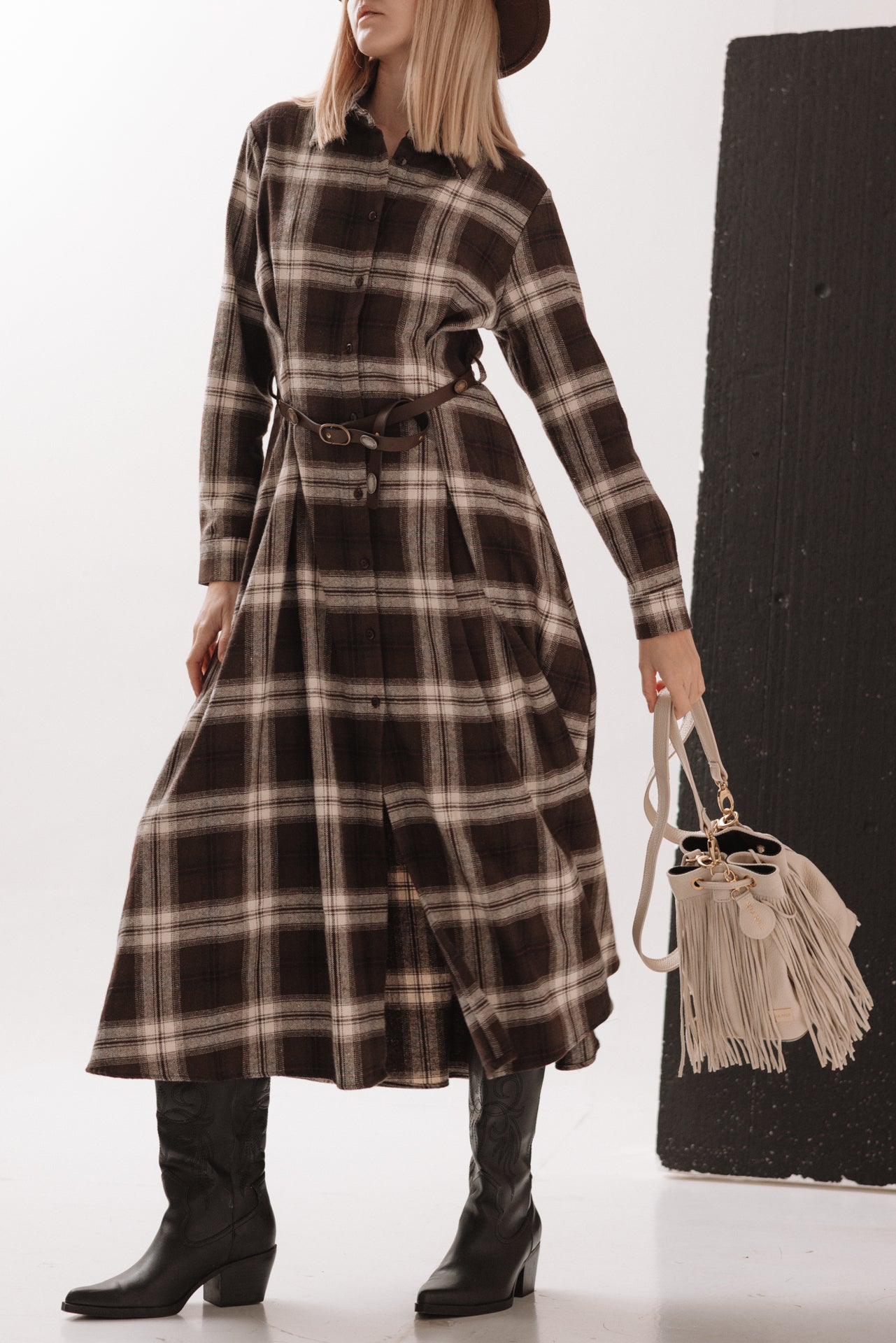 SOUVENIR - Abito Check