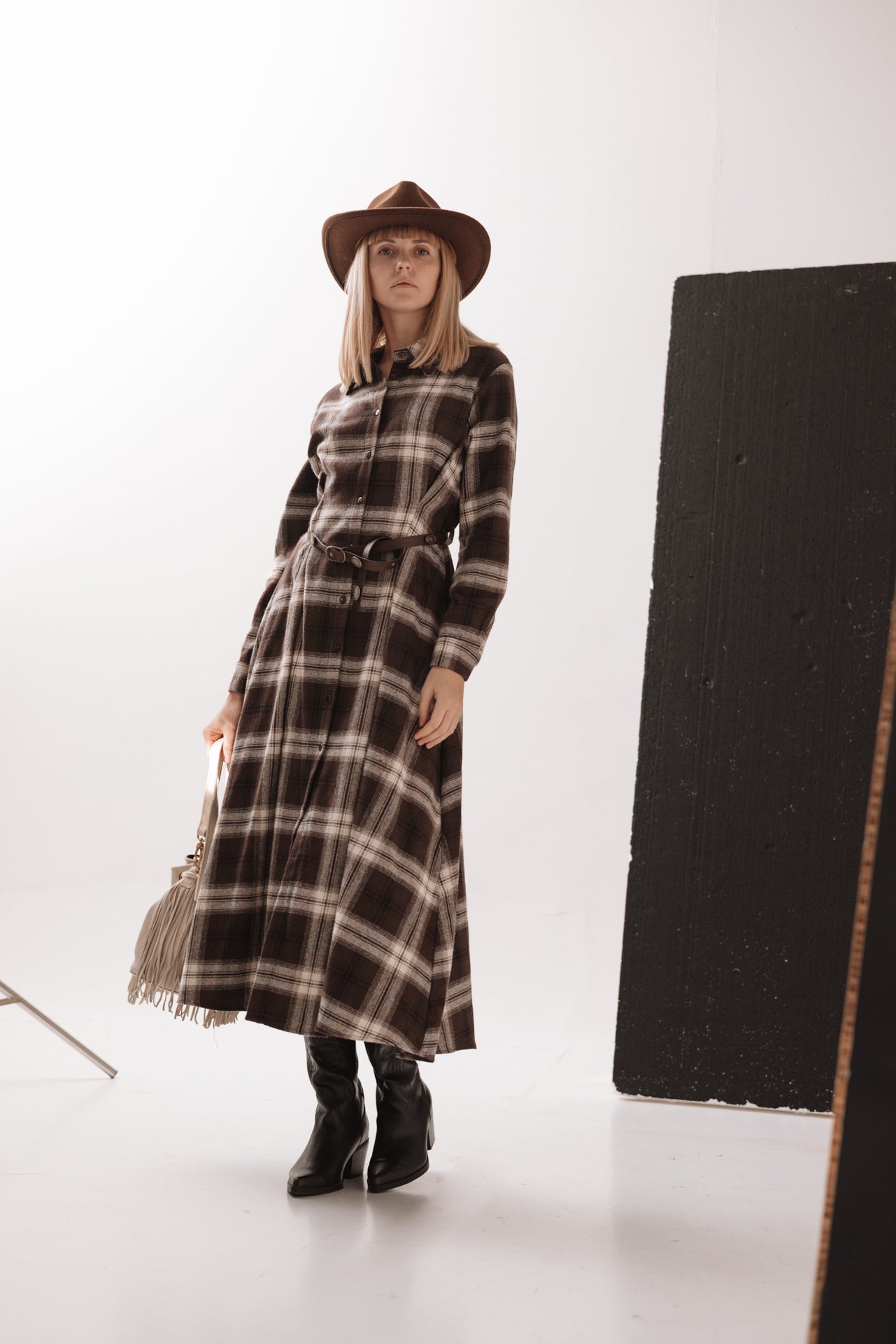 SOUVENIR - Abito Check