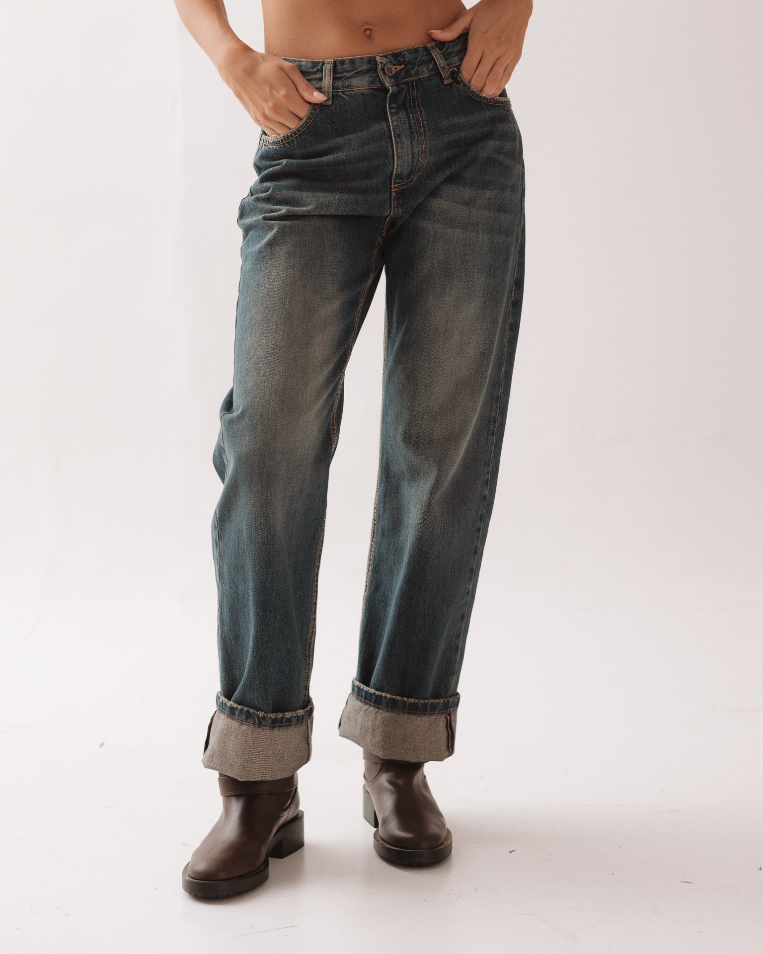 SOUVENIR - Jeans Risvolto