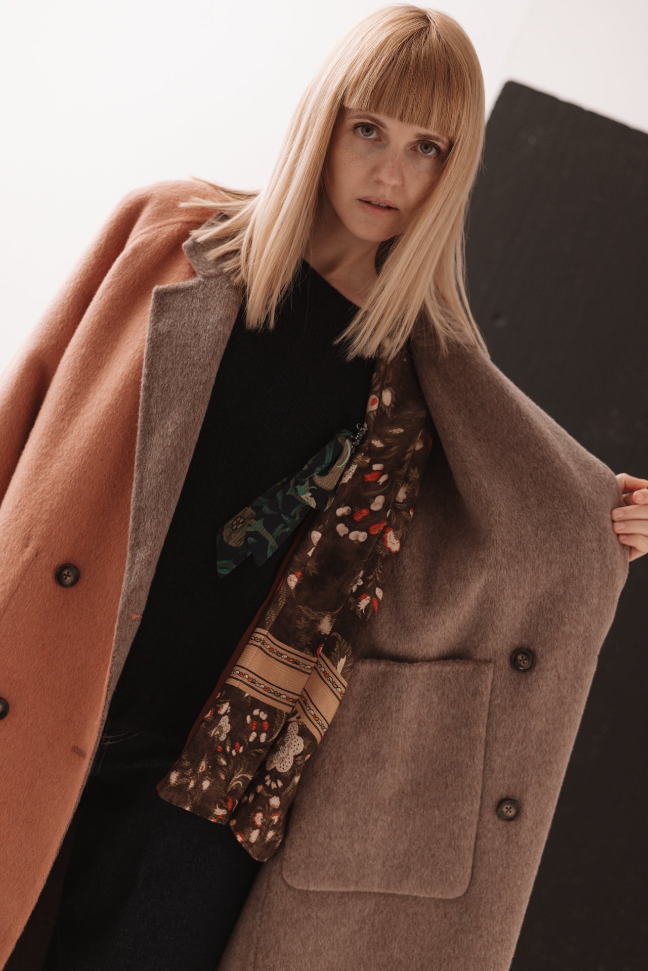 WU'SIDE - Kimono Corto Marrone