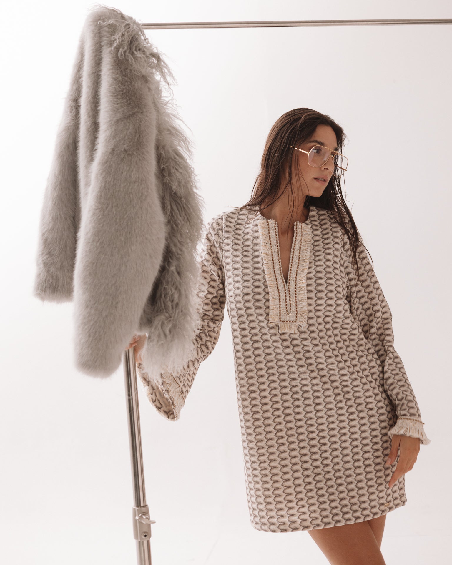 PHO FIRENZE - Pelliccia Grigia