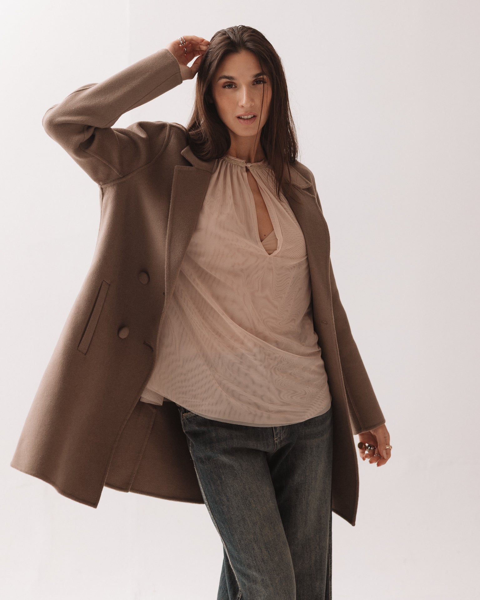PHO FIRENZE - Cappotto Taupe
