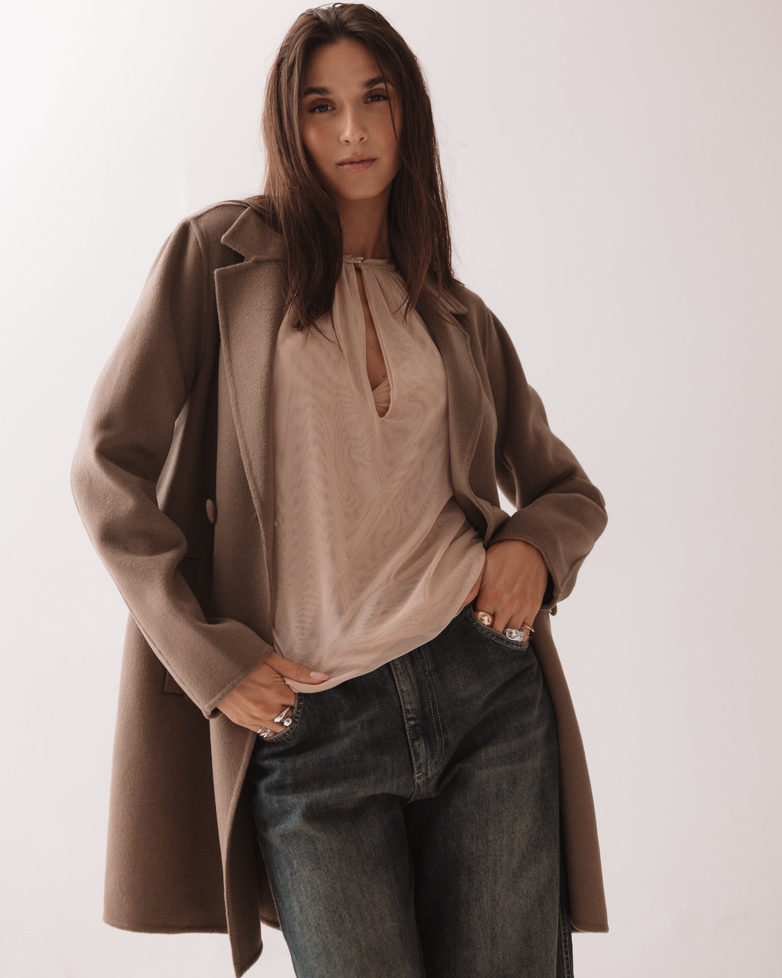 Cappotto Taupe