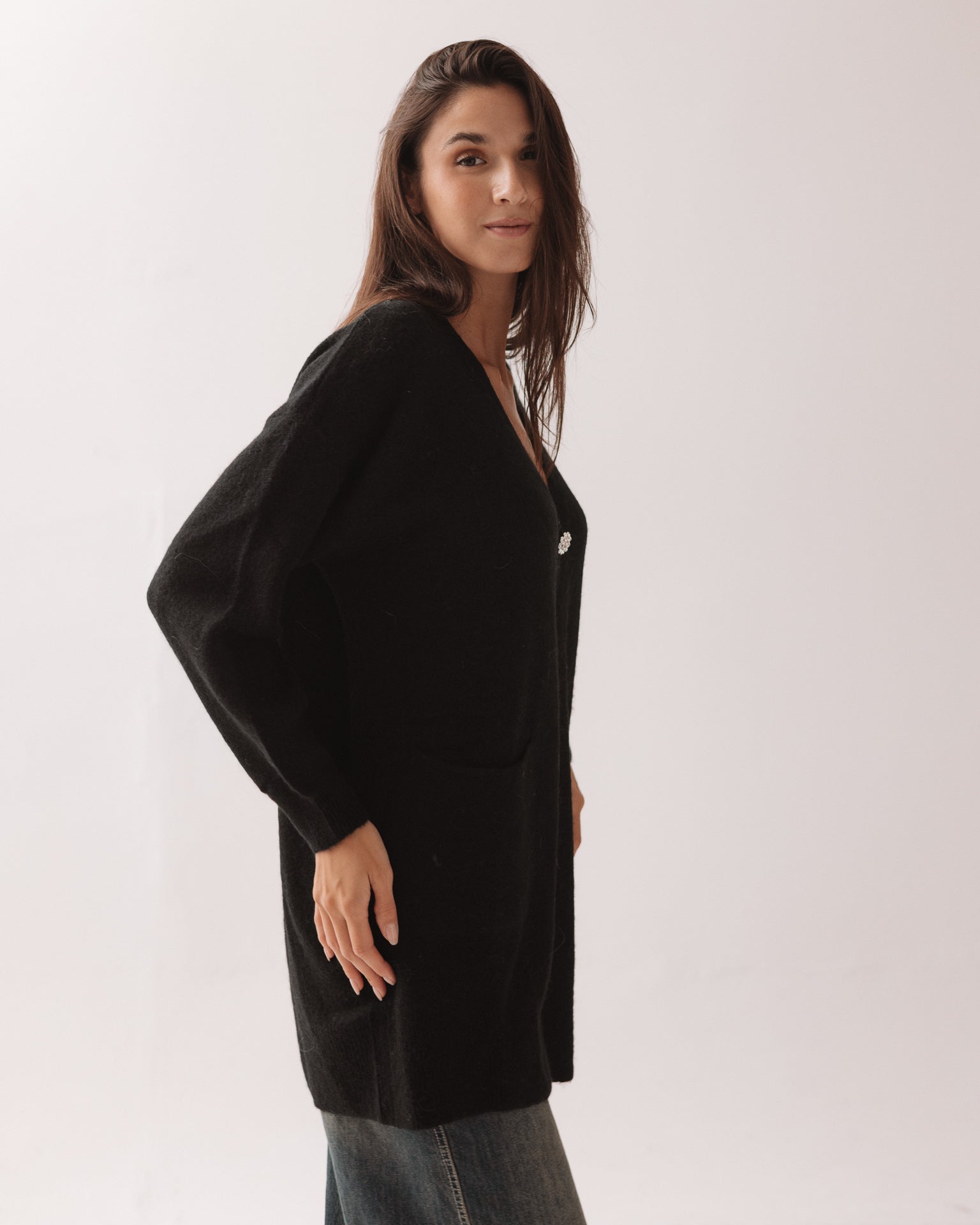 Cardigan Gioiello Nero