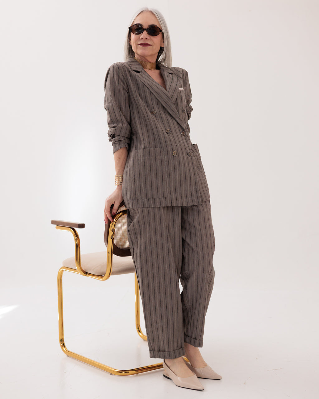 SOUVENIR - Pantalone a Righe