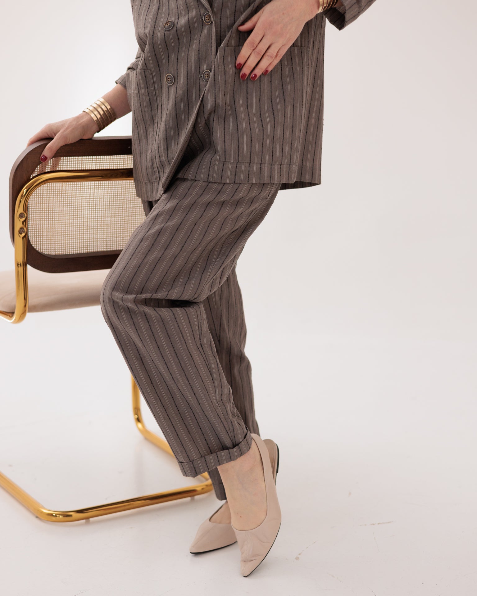 SOUVENIR - Pantalone a Righe