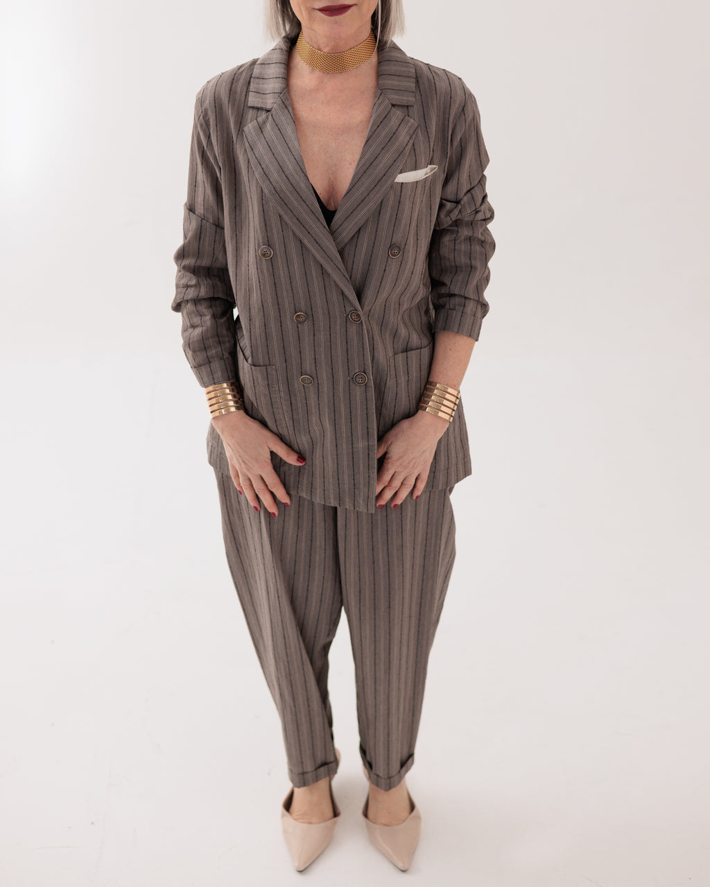 SOUVENIR - Pantalone a Righe
