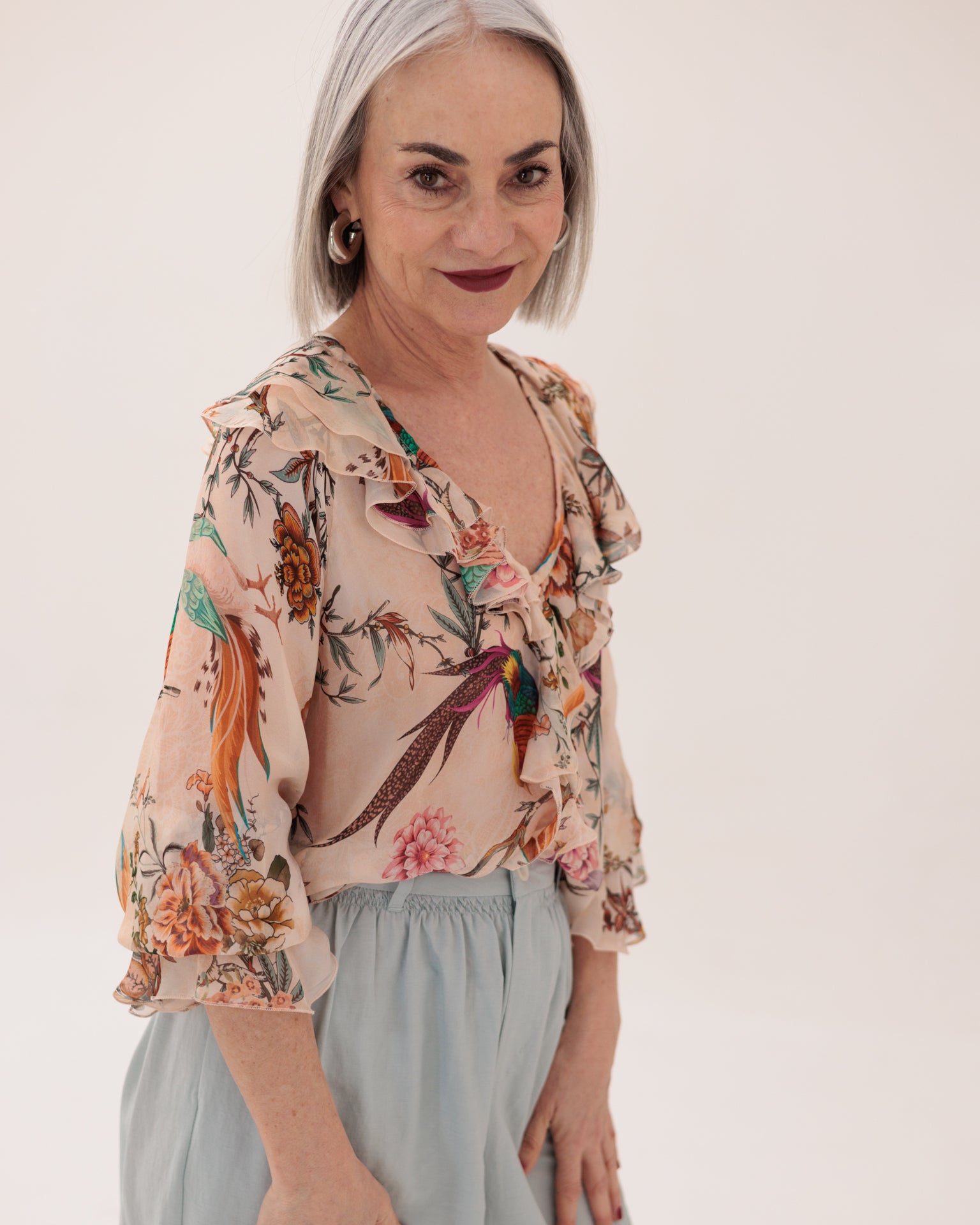 ELEH - Pantalone Celeste