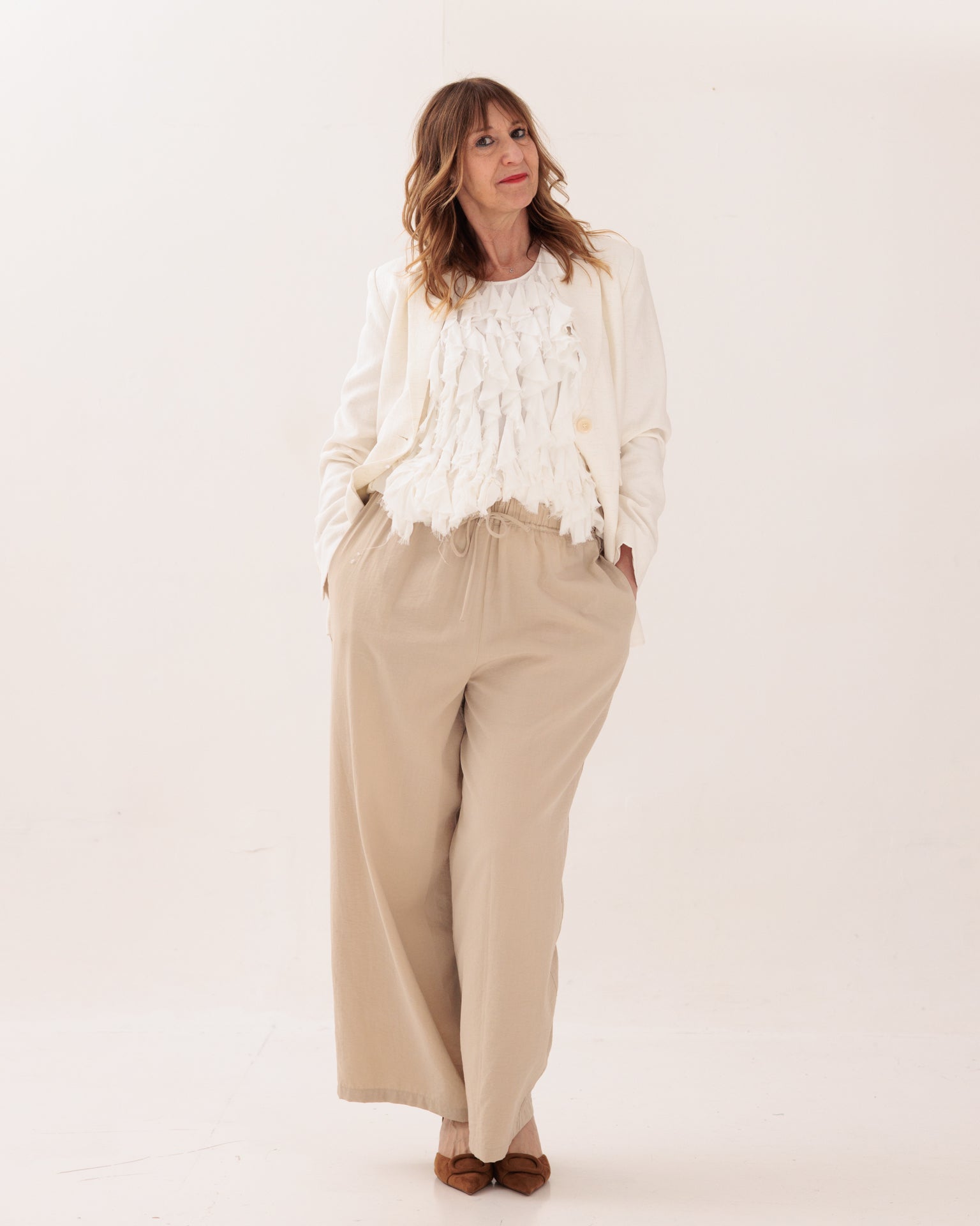 ELEH - Pantalone Beige