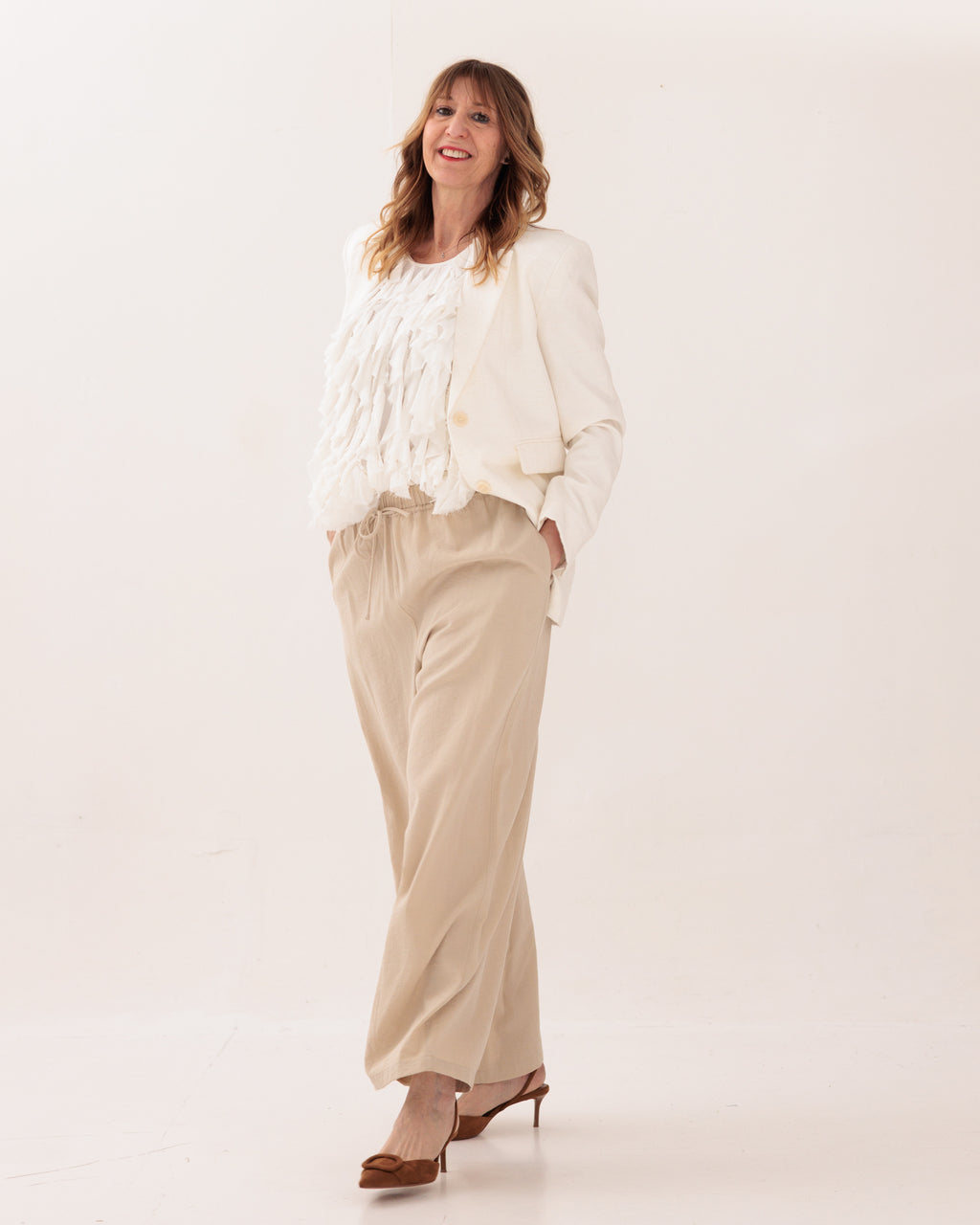 ELEH - Pantalone Beige
