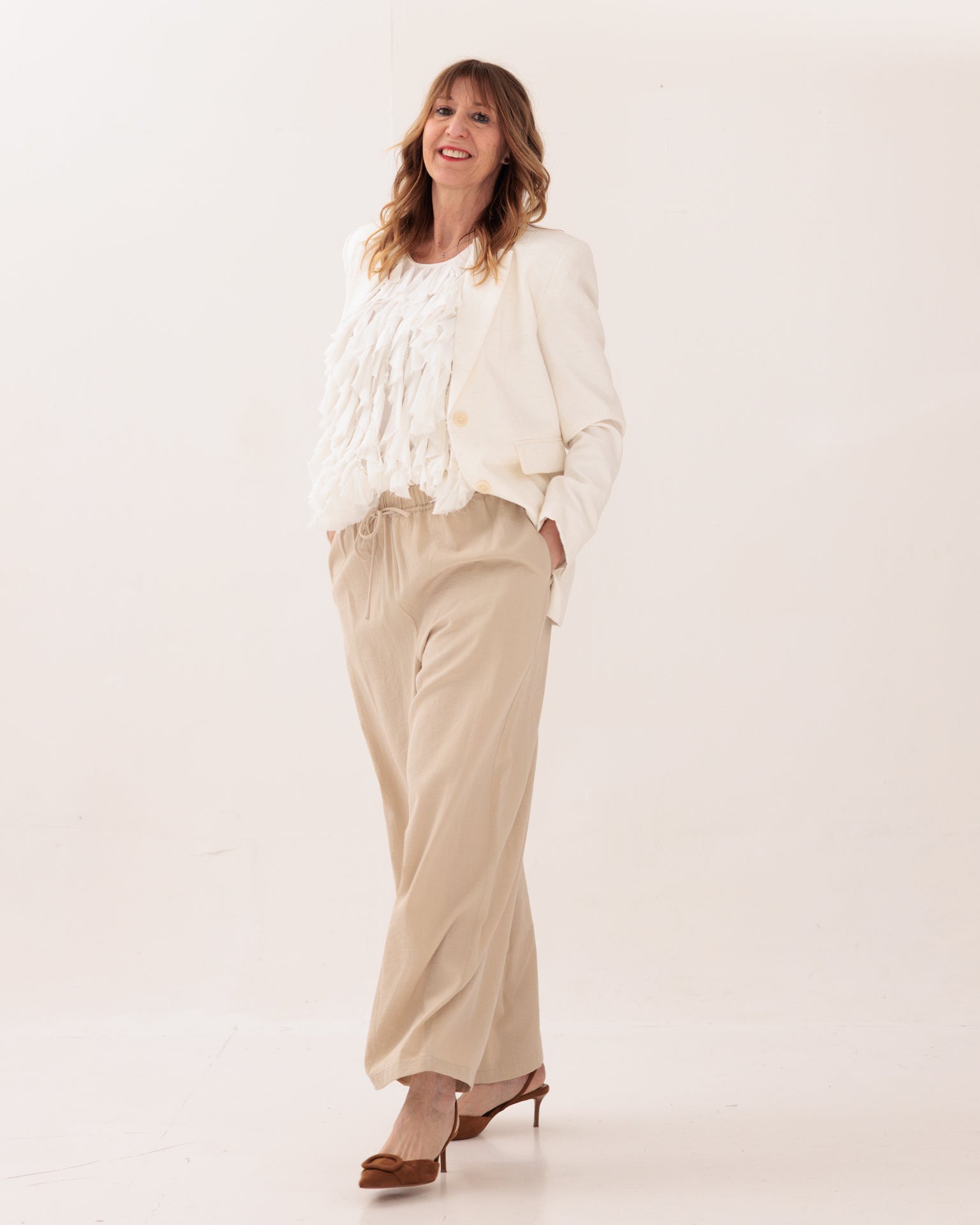 ELEH - Pantalone Beige