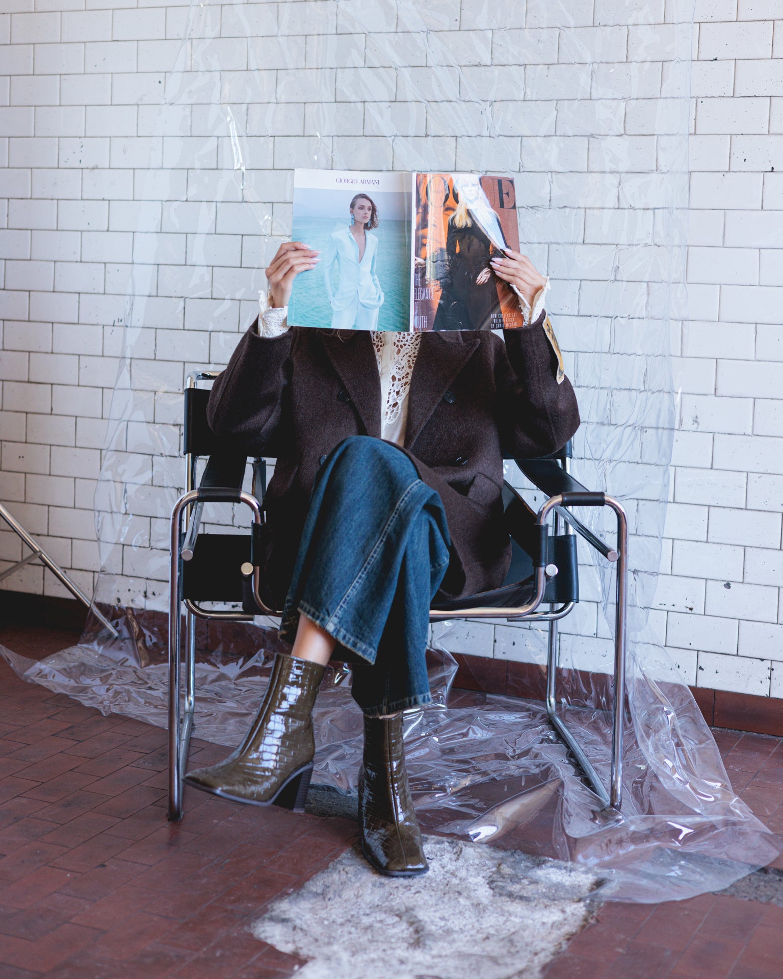 SOUVENIR - Cappotto Cioccolato Carta