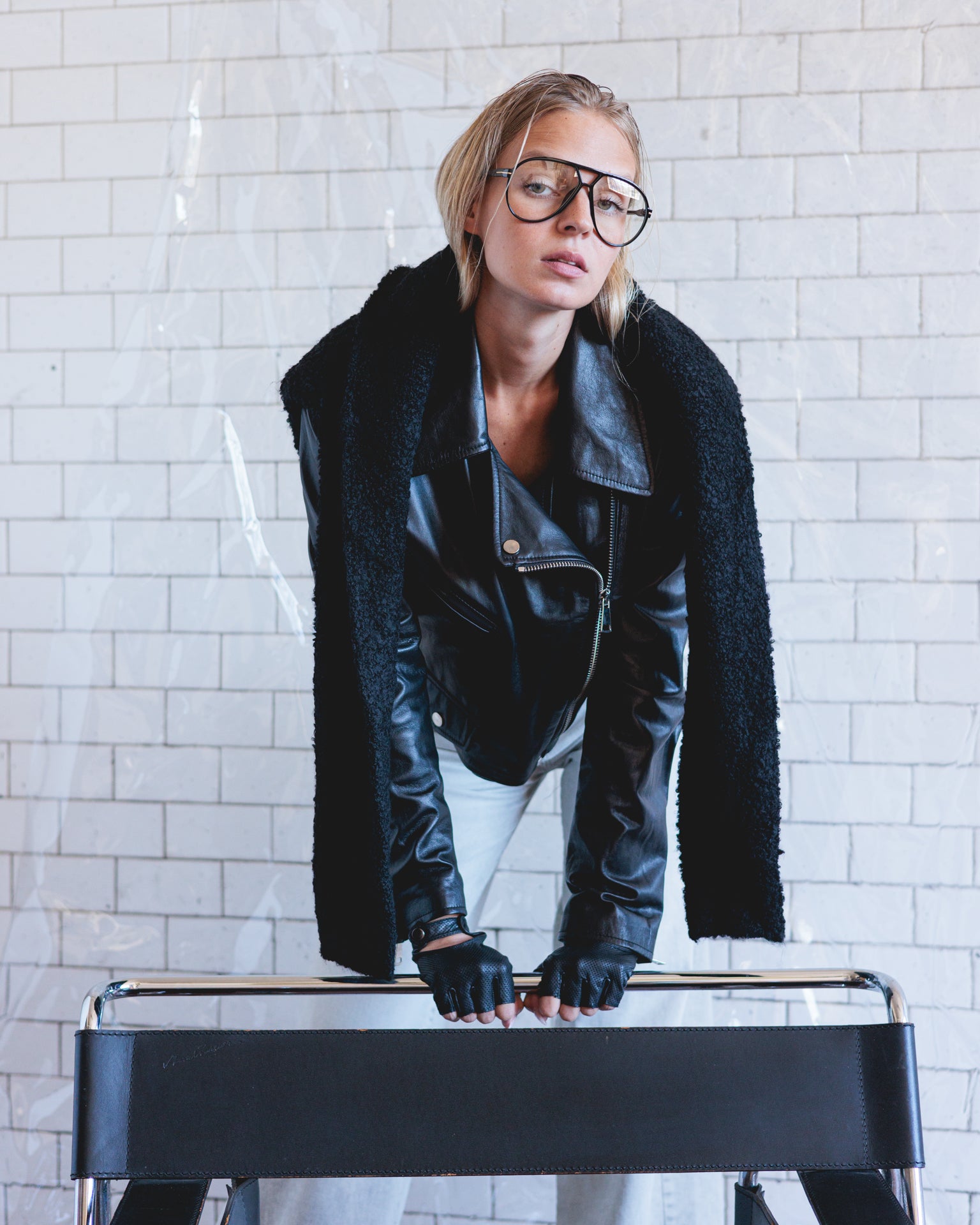 DIXIE - Maglione Bouclé Nero