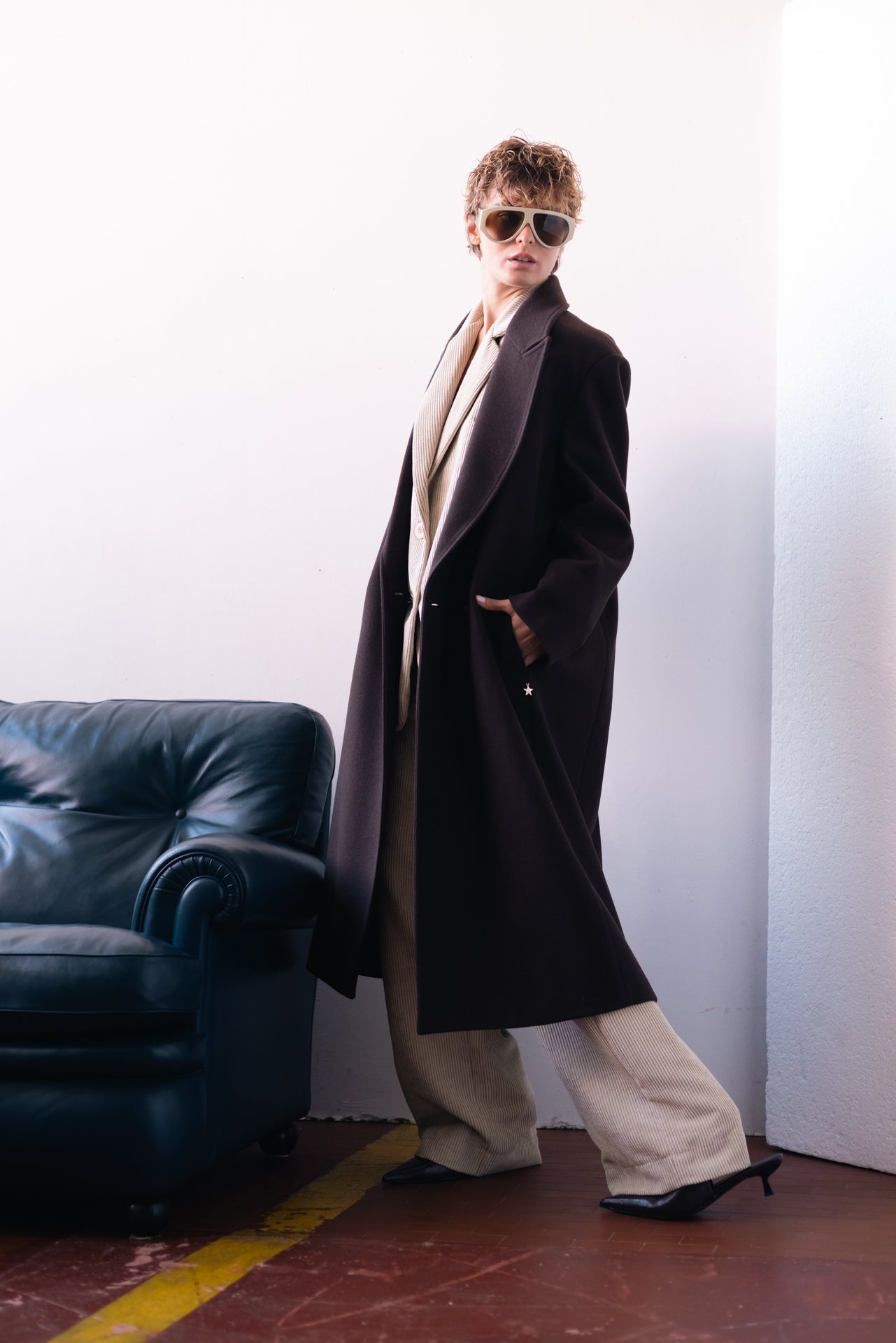 Cappotto Cioccolato Over
