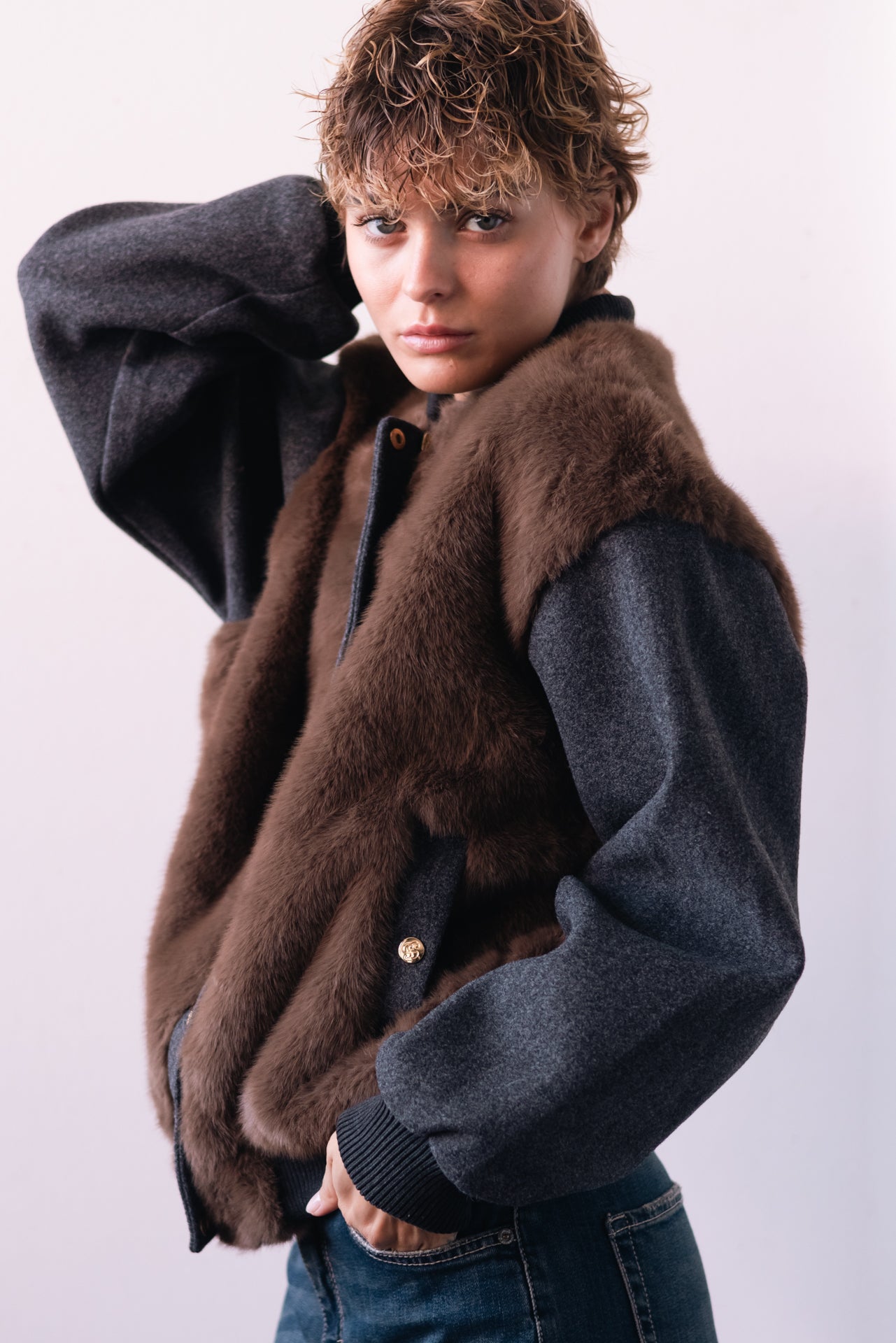 Bomber con Pelliccia