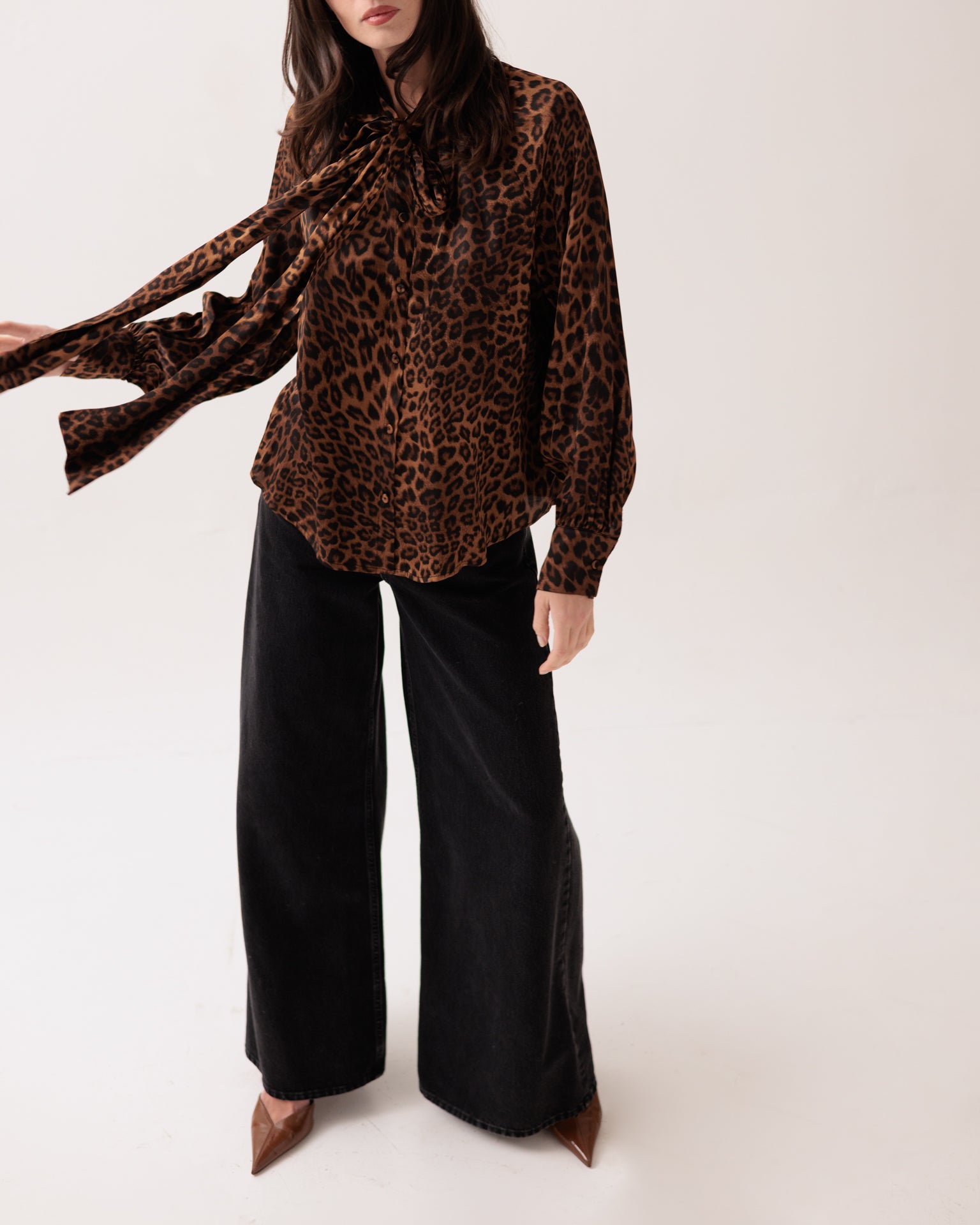 SOUVENIR - Jeans Nero Vita Bassa