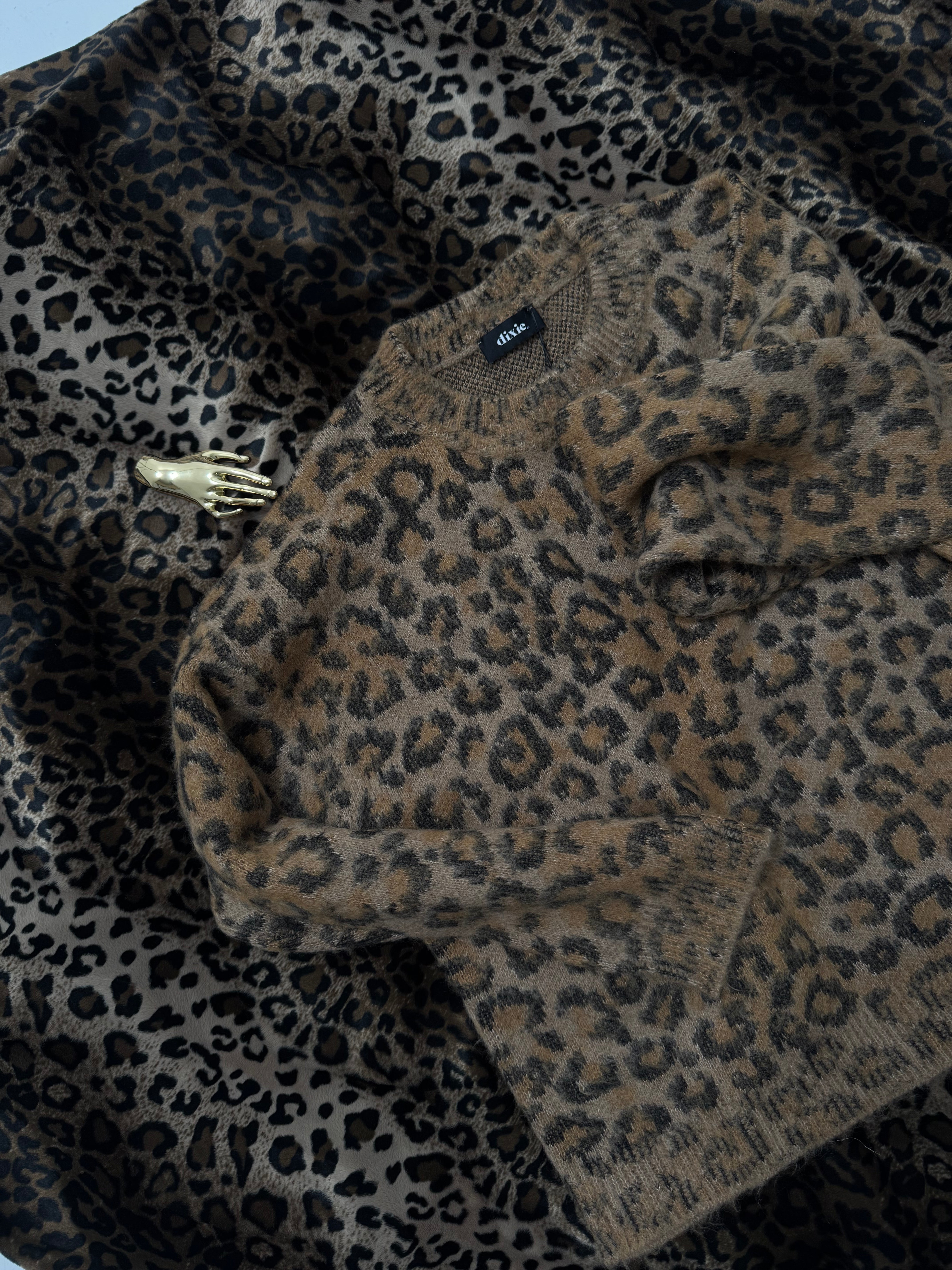 DIXIE - Maglione Leopardato